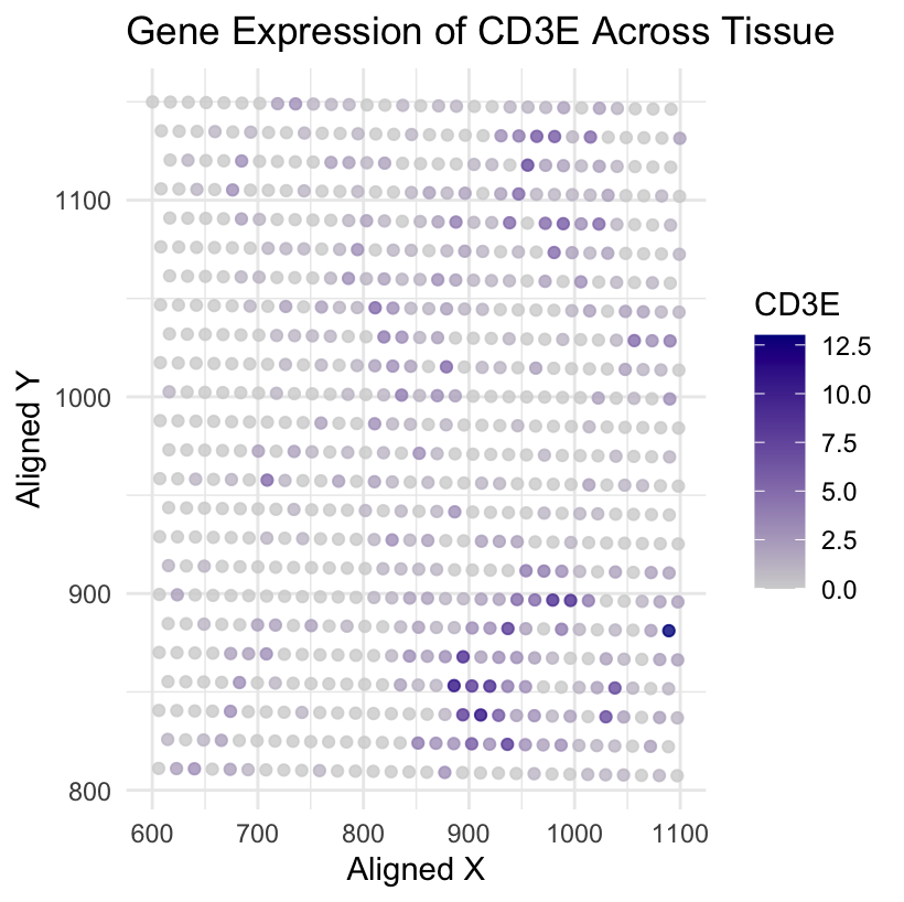 Visualizing Immune Cell Gene Expression-CD3E, and CD19